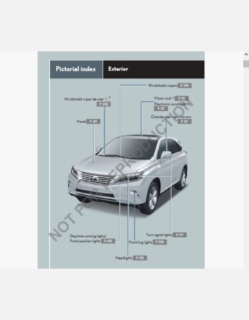 lexus rx 2014-2015 owners manual in english